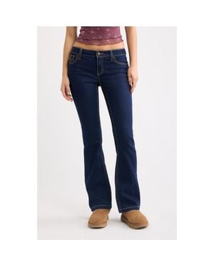 BP. Embroidered Bootcut Jeans - Blue