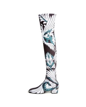 La DoubleJ Edie High Boots - White