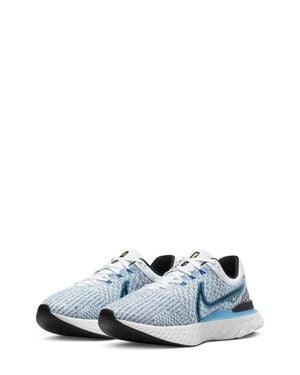 Nike React Infinity Run Flyknit 3 Running Shoe - White