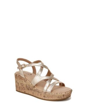 LifeStride Bailey Wedge Sandal - Natural