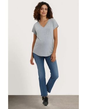 Nom Maternity The Maternity & Nursing Tee - Blue