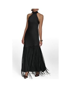 Donna Karan Sleeveless Gown - Black