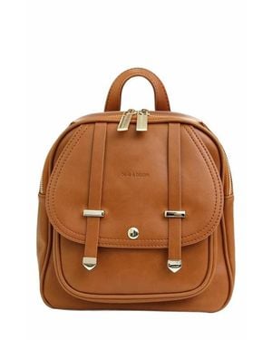 Belle & Bloom Camila Leather Backpack - Brown