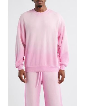 Elwood Core Oversize Crewneck Sweatshirt - Pink