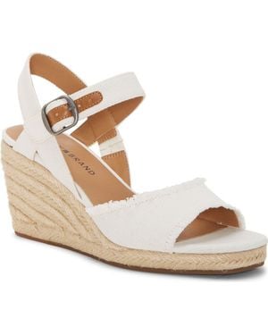 Lucky Brand Mindra Espadrille Wedge Sandal - Metallic