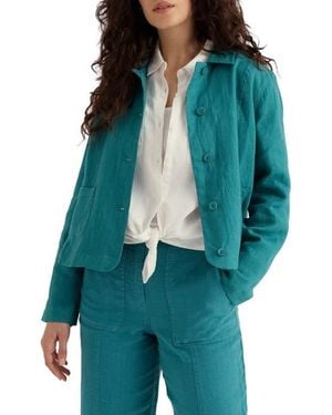 Seasalt Cornwall Arame Linen Jacket - Green
