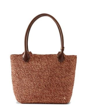 Helen Kaminski Ampara Woven Tote Bag - Brown