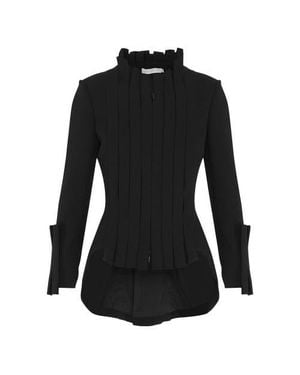 Anne Fontaine Jacket Secret Secret Jacket And Tailored Cut - Black