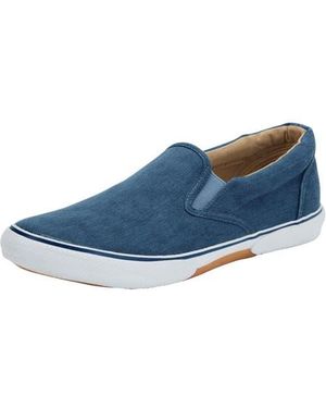 Kingsize Canvas Slip On Shoes - Blue