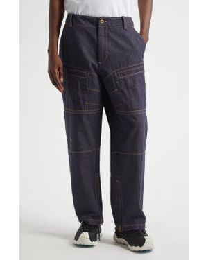 Moncler Genius X Mercedes-Benz By Nigo Zip Hem Cargo Jeans - Blue