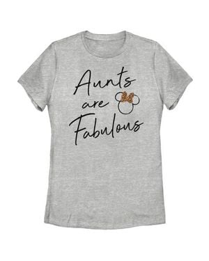 Mickey & Friends Aunts Are Fabulous Graphic T-Shirt - Gray
