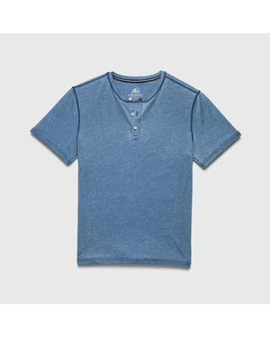 Surfside Supply Sean Burnout Henley - Blue