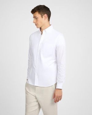 Onia Oxford Long Sleeve Button Down - White