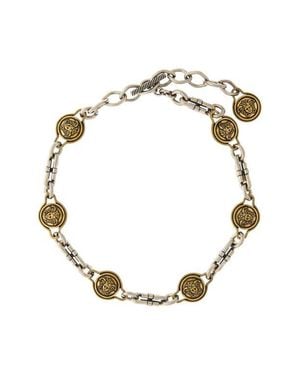 Versace Novantatré Mixed Metal Necklace - Multicolor