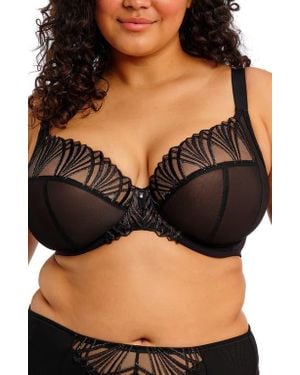 Elomi Reja Underwire Plunge Bra - Black
