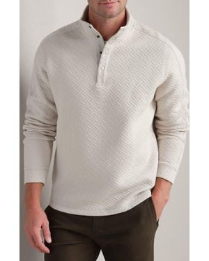 Rhone Weekend Quilted Pullover - Gray