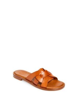 Penelope Chilvers Basque Slide Sandal - Brown