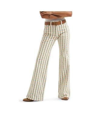 Wrangler Western Wide Leg Jeans - Natural