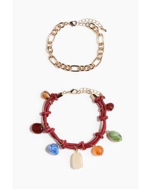 H&M 2-Pack Bracelets - White