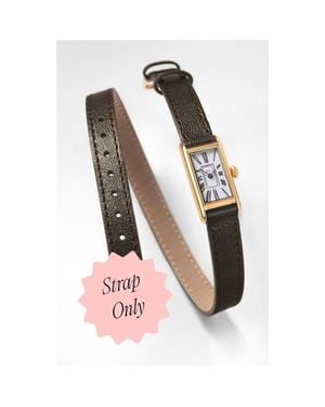 March Hare Watches The Kimsey Double Wrap Calfskin Leather Watch Strap Only - Pink