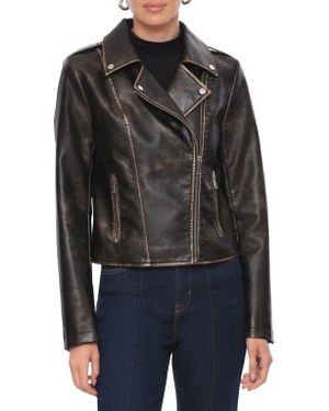 Bagatelle（バガテル）レディース 本革 セットアップ 4号 Bagatelle Coats, Jackets & Vests Faux Leather Outer Shell