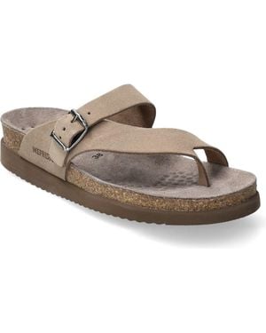 Mephisto Helen Toe Loop Sandal - Brown