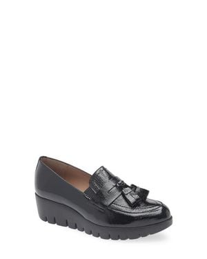 Wonders C-33342 Tassel Wedge Loafer - Gray