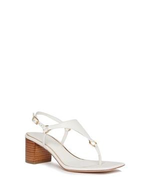 PAIGE Elara Ankle Strap Sandal - White