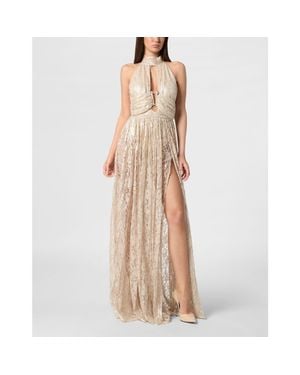 Philipp Plein Long Dress - Natural