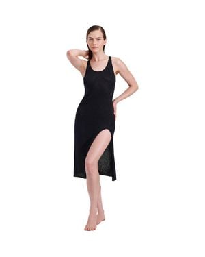 Luma Gottex Isla Knit Dress Cover-Up - Black