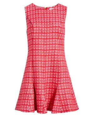 Lilly Pulitzer Enya Bouclé Fit & Flare Dress - Red