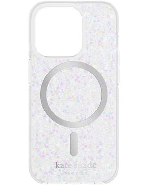 Kate Spade New York Chunky Glitter Protective Hardshell Magsafe Case For Apple - White