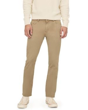 WARP+WEFT Ams Slim Fit Twill Pants - Natural
