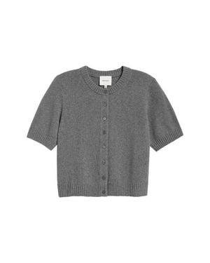 Reformation Maude Recycled Cashmere Blend Cardigan - Gray