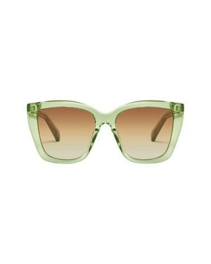 Quay See Ya 56Mm Gradient Square Sunglasses - Natural