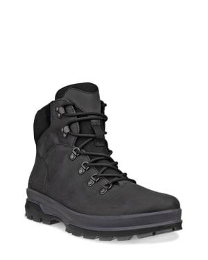 Ecco Rugged Track Waterproof Plain Boot - Black