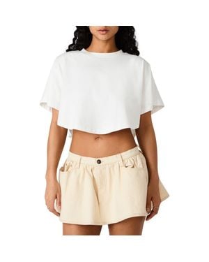 Steve Madden Callom Knit Top - White
