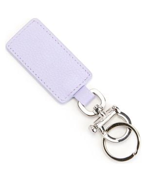 ROYCE New York Leather Key Chain - Purple