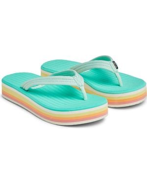 Hari Mari Dunes Sunset Waterproof Flip Flop - Blue
