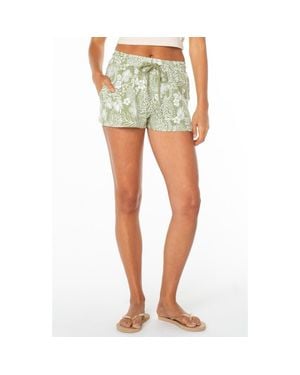 Roxy Surfing By Moonlight Print Shorts - Blue