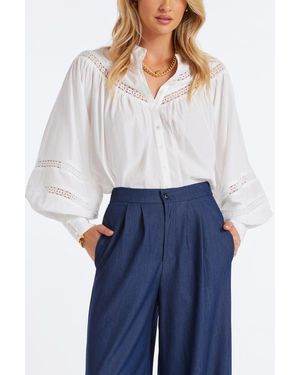 Bishop + Young Wesley Blouse - Blue