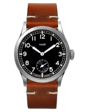 VAER C3 Dirty Dozen Field Watch, 36Mm - Black