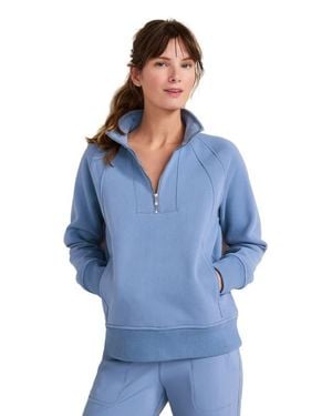 Haven Well Within Cloud Fleece Half-Zip Pullover - Blue