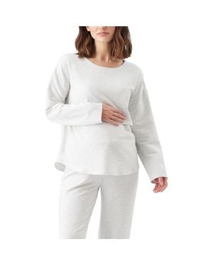 Ripe Maternity Super Soft Nursing Top - White