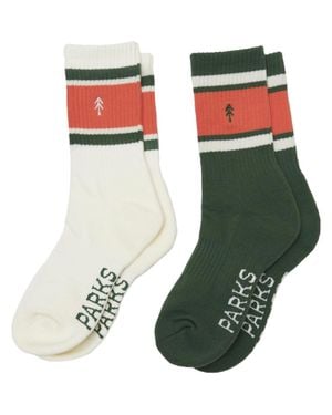 Parks Project Trail Crew Tube Sock 2 Pack - Green