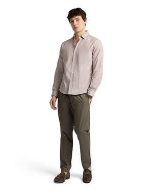 Onia Poplin Button Down Long Sleeve Shirt - Gray