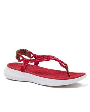 Lands' End All Day Rope Sandals - Red