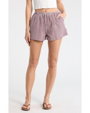 Billabong Sun Fade Print Shorts - Red