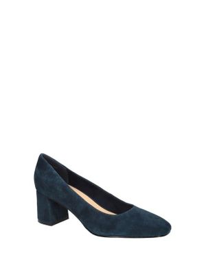 Bella Vita Jillian Square Toe Pump - Blue