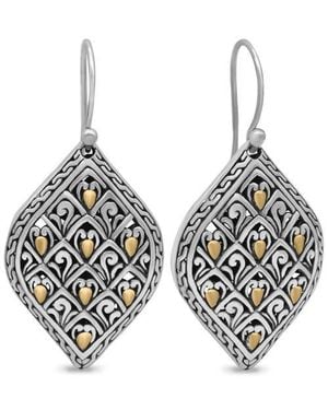 DEVATA Dragon Skin Earrings - Metallic